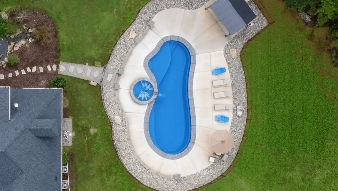 Imagine Pools Inspiration 40 in Ocean Blue — pool installation near Queensbury, NY