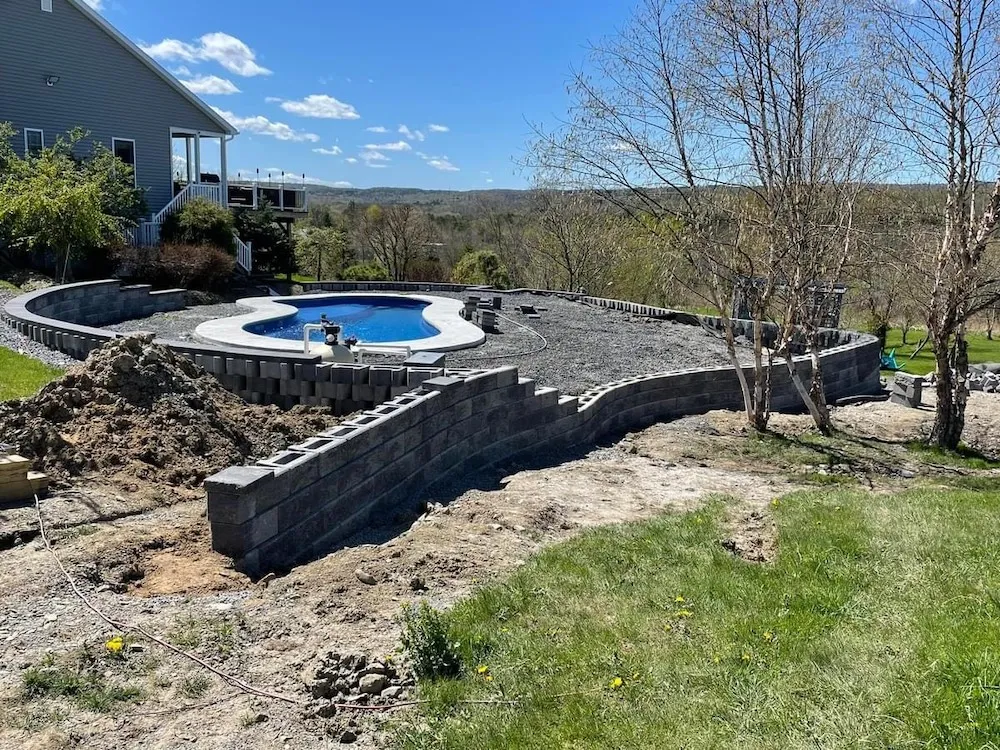 retaining-wall-installation-with-pool-install-Slingerlands-1