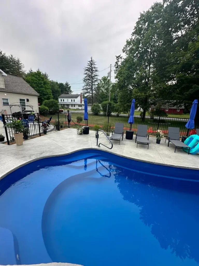 new pool installation in East Greenbush